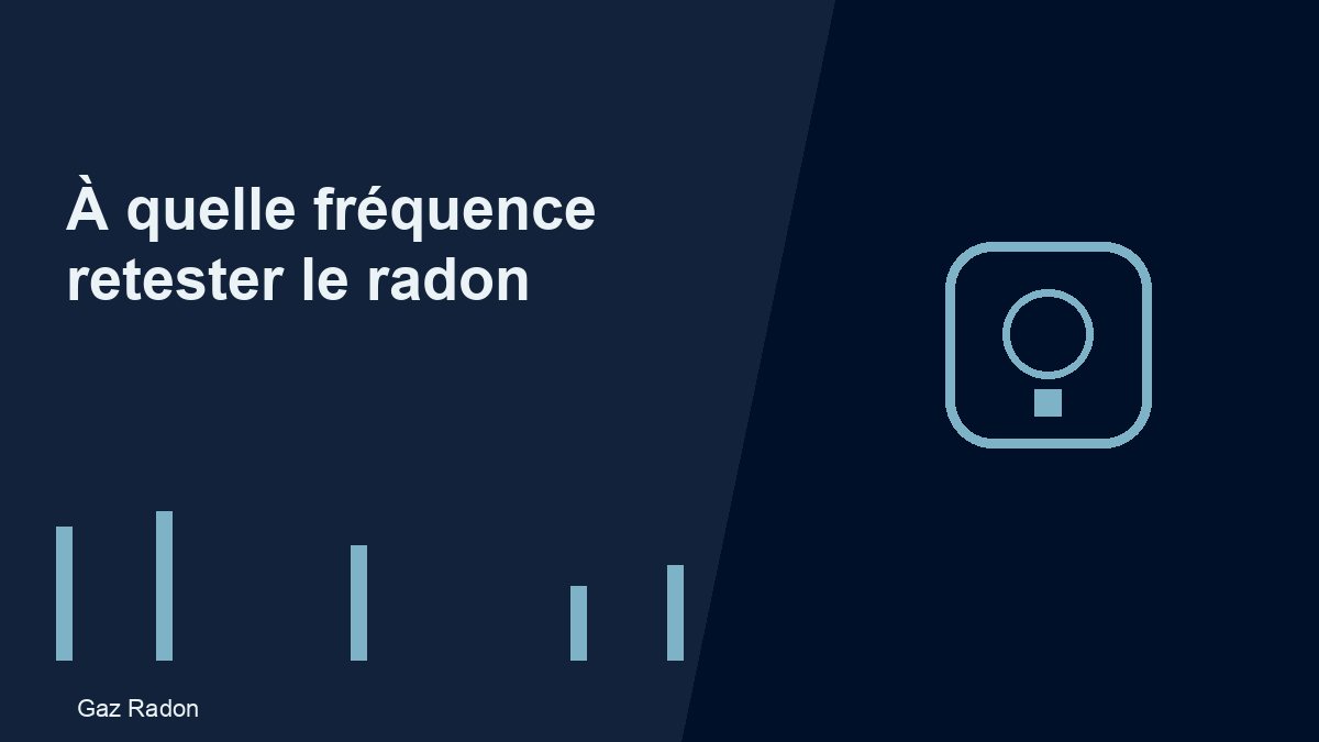 À quelle fréquence retester le radon