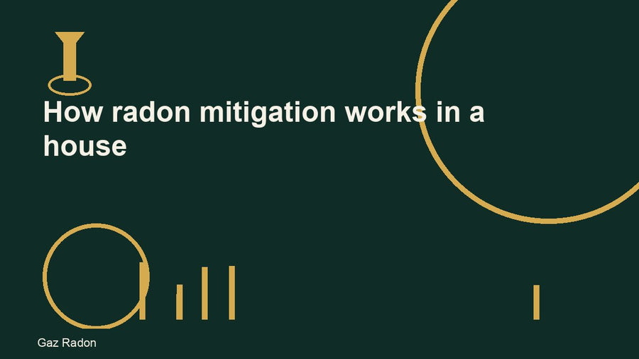 How radon mitigation works in a house
