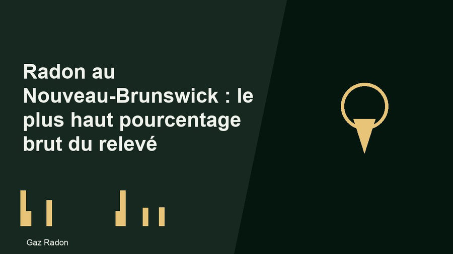 Radon au Nouveau-Brunswick : le plus haut pourcentage brut du relevé