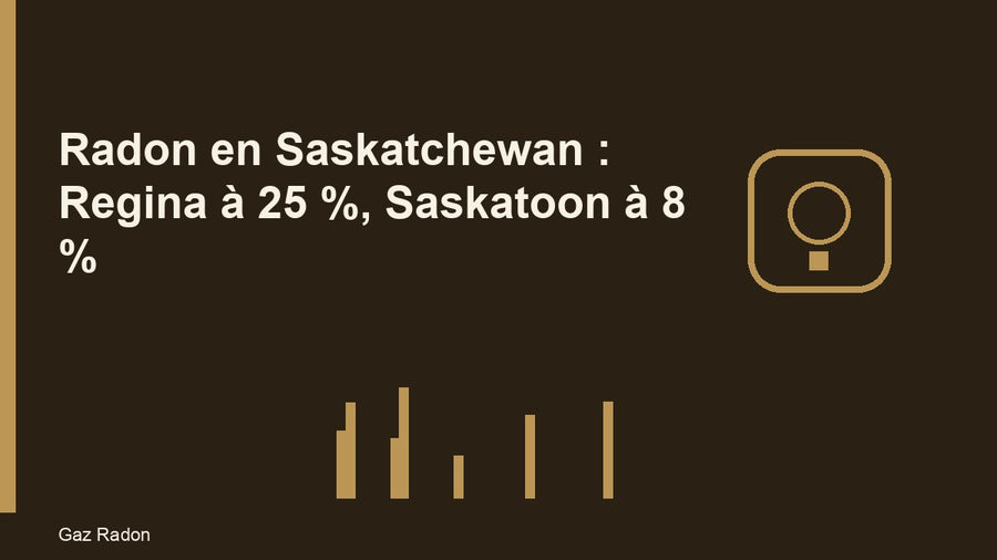 Radon en Saskatchewan : Regina à 25 %, Saskatoon à 8 %