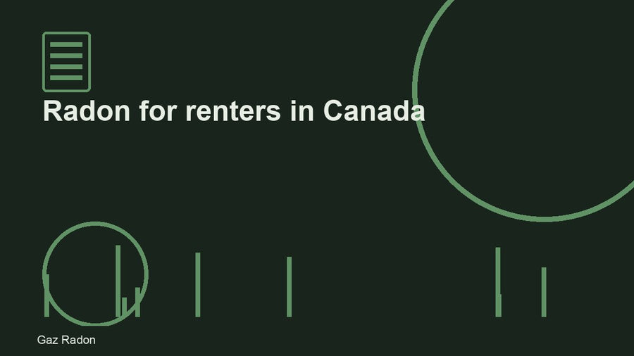 Radon for renters in Canada