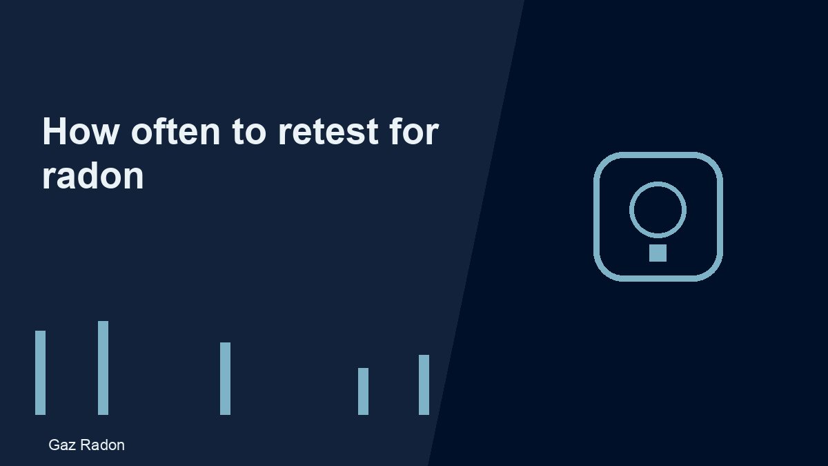 How often to retest for radon