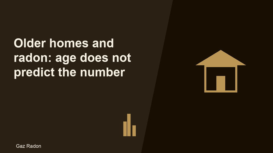 Older homes and radon: age does not predict the number