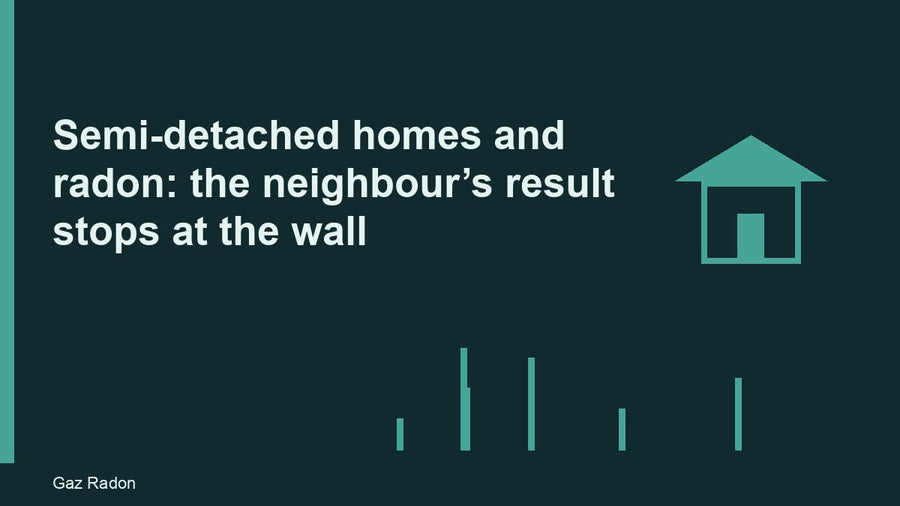 Semi-detached homes and radon: the neighbour’s result stops at the wall